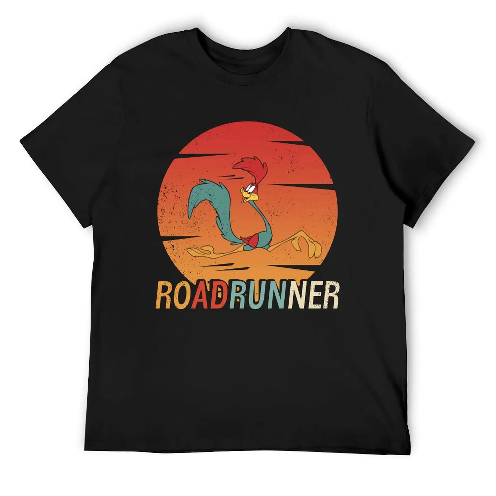 

Vintage Retro Roadrunner Silhouette T-Shirt oversized luxury clothing labubu sports fans Funny t-shirts black t shirts for men
