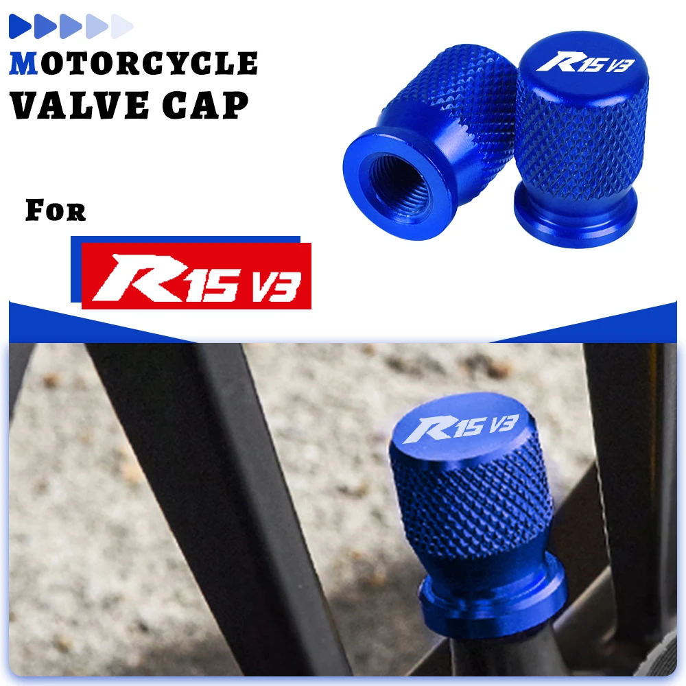 

Motorcycle FOR YAMAHA YZFR15 R15 V3 2017 2018 2019 R15 V3 YZF-R15 Tire Valve Air Port Cover Caps CNC Accessories