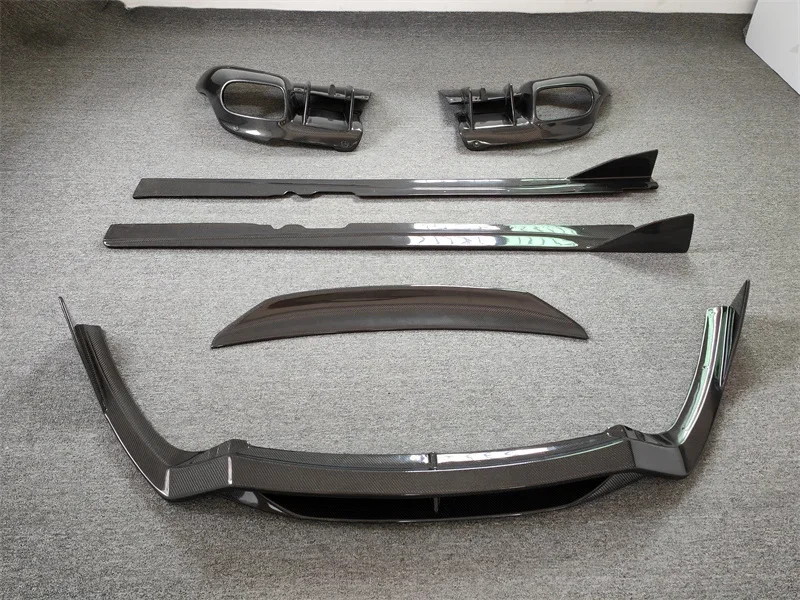 

Новый комплект кузова Ferrari F12 с передней губой в стиле DMC, боковая юбка, задний диффузор, задний спойлер, настоящее углеродное волокно