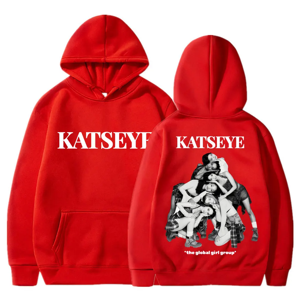 Kpop Gruppe Katseye Grafik Hoodie Mode Vintage Männer Frauen Koreanische Langarm Übergroßen Fleece Casual Trainingsanzug Streetwear Geschenk – Detail 6