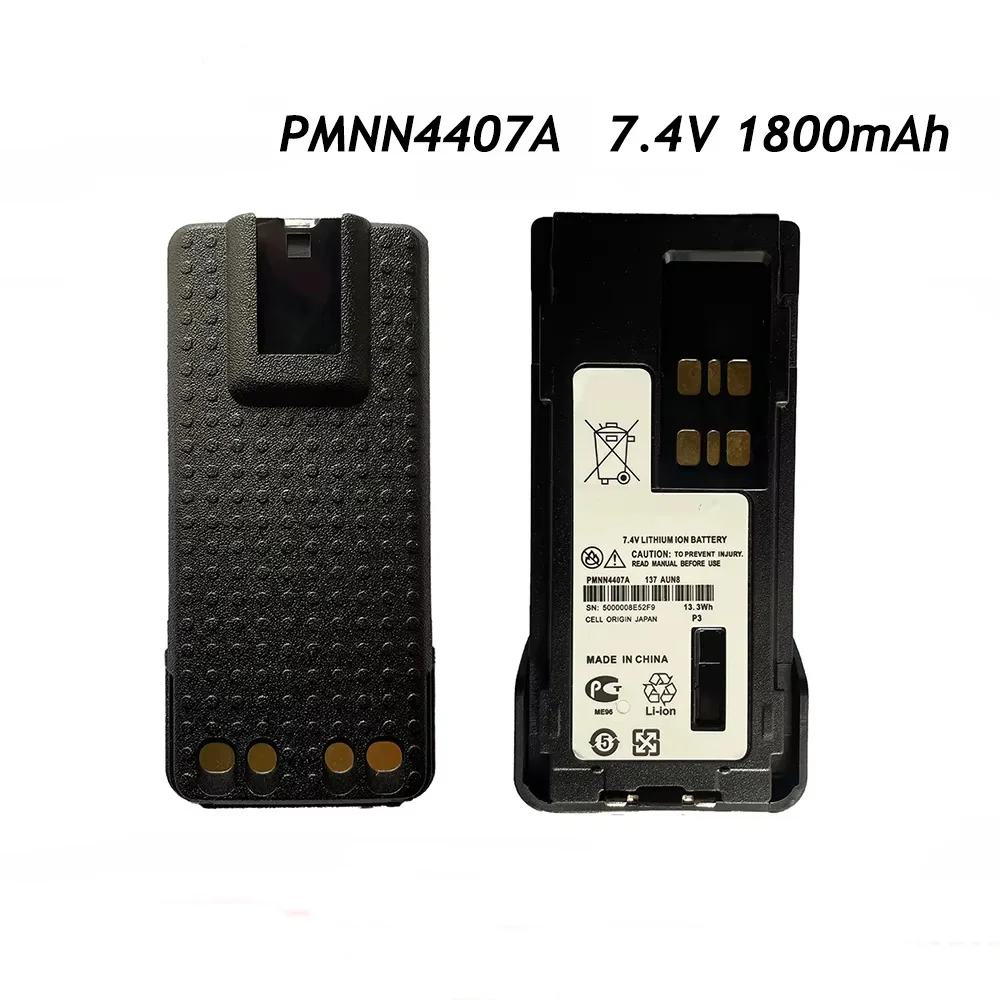 Radios Battery PMNN4407 PMNN4407A 7.4V 13.3Wh For Motorola XPR 3000 3500e APX 1000 DP4000 DGP5550 DEP550 GP328D XiR P8668