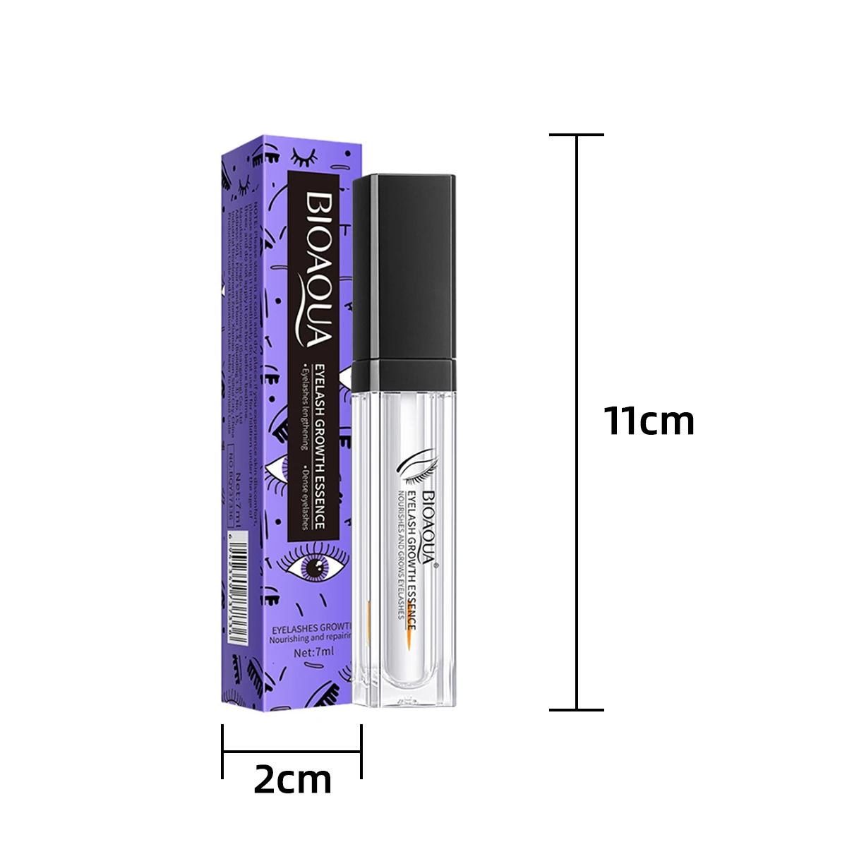 Essenza per la crescita delle ciglia - Ingredienti naturali Sottile Riccio Manutenzione quotidiana Essenza per la cura delle ciglia Crescita rapida Effetto duraturo
