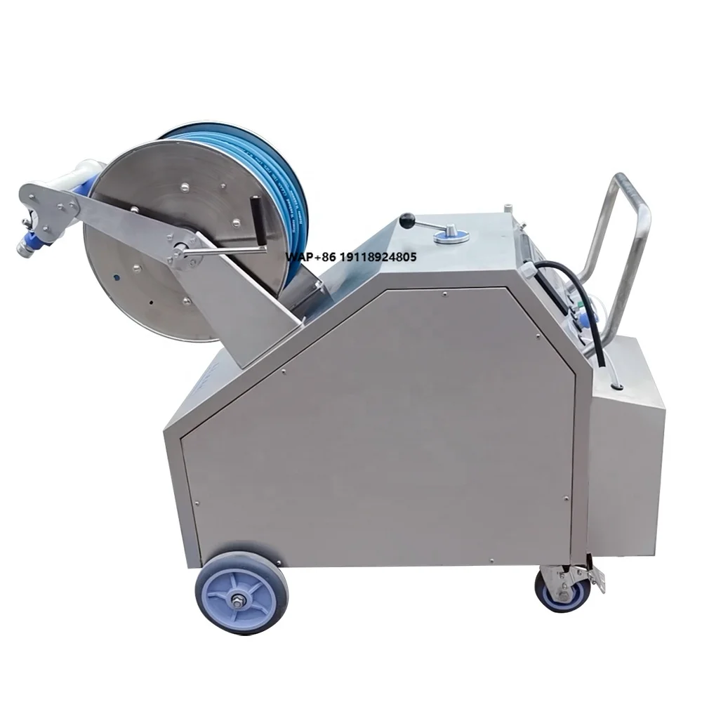 Dairy Cheese Plant Industrial Foam Cleaning Station 304 Stainless Steel High Pressure Washer Central Cleaning Station
