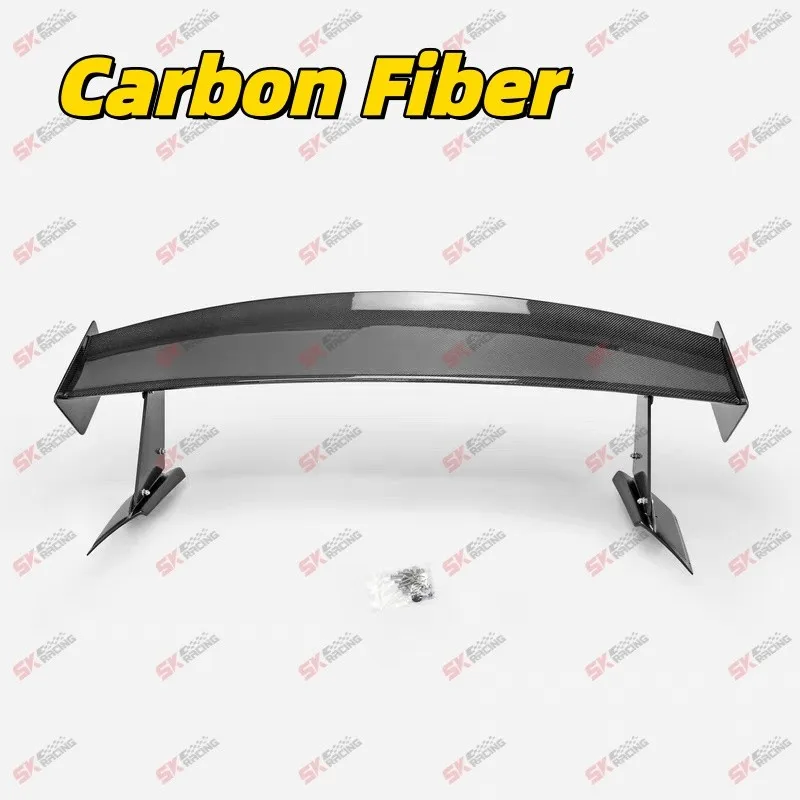 لـ 17+ Honda Civic Type-R FK8 جناح سبويلر خلفي من ألياف الكربون أسود لامع/ألياف الكربون #3