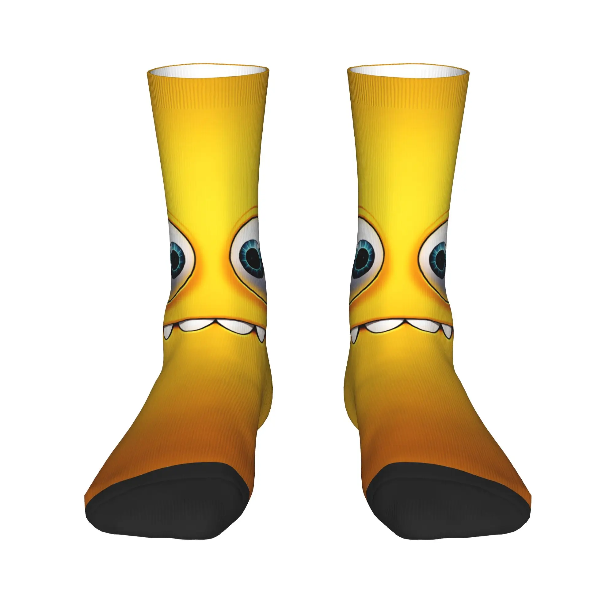 

Unisex Men Socks An Evil Looking Face Funny Meme Stockings Autumn Kawaii Medium Soft Socks Graphic Skateboard Non Slip Socks