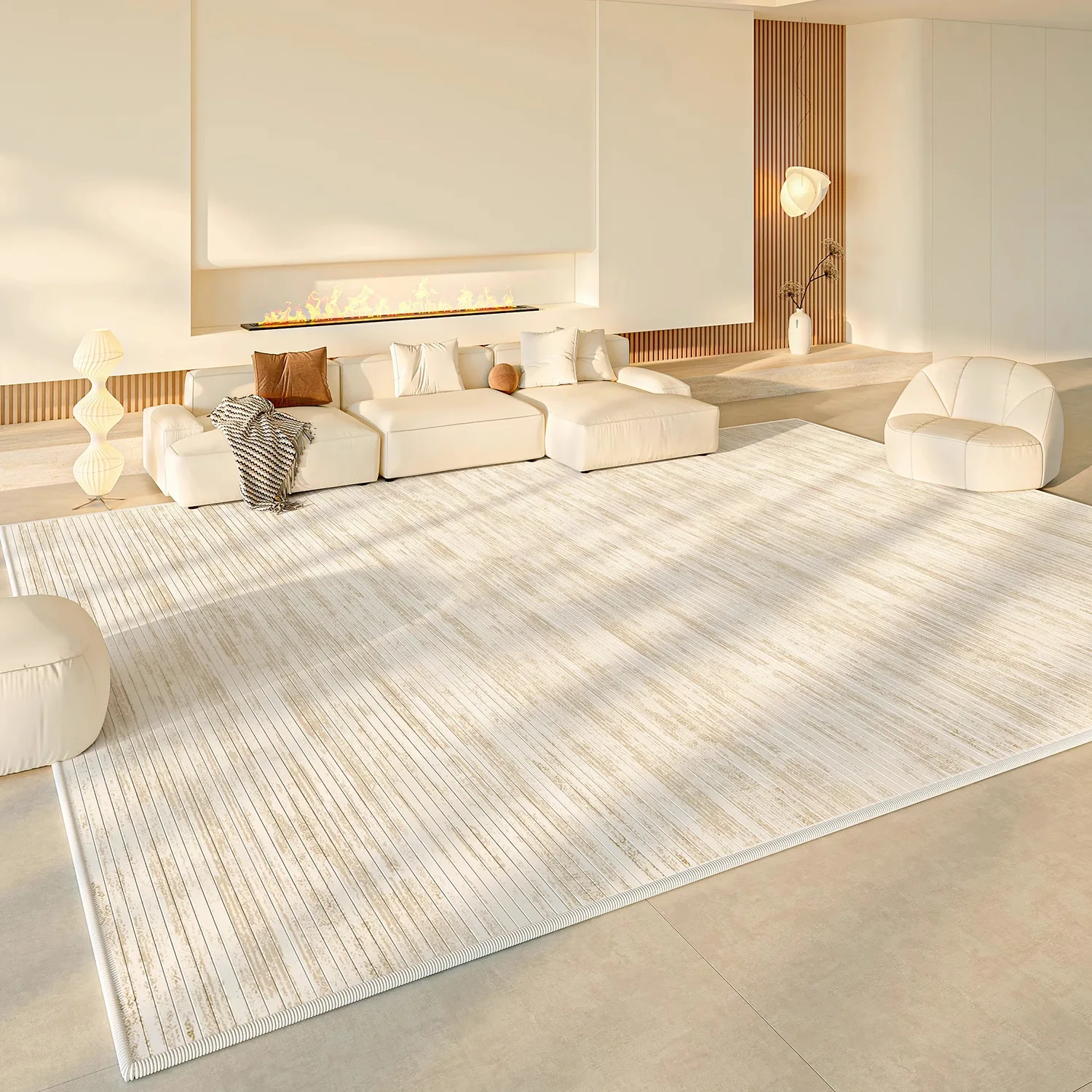 Modern Plain Colour Simple Style Living Room Sofa Carpet Decoration Bedroom Non-slip Washable Floor Mats Large Size Office Rugs
