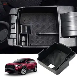 Armrest Storage Box For Toyota Corolla Cross 2021 2022 2023 2024 Center Console Organizer Armrest Hidden Storage Box Accessories