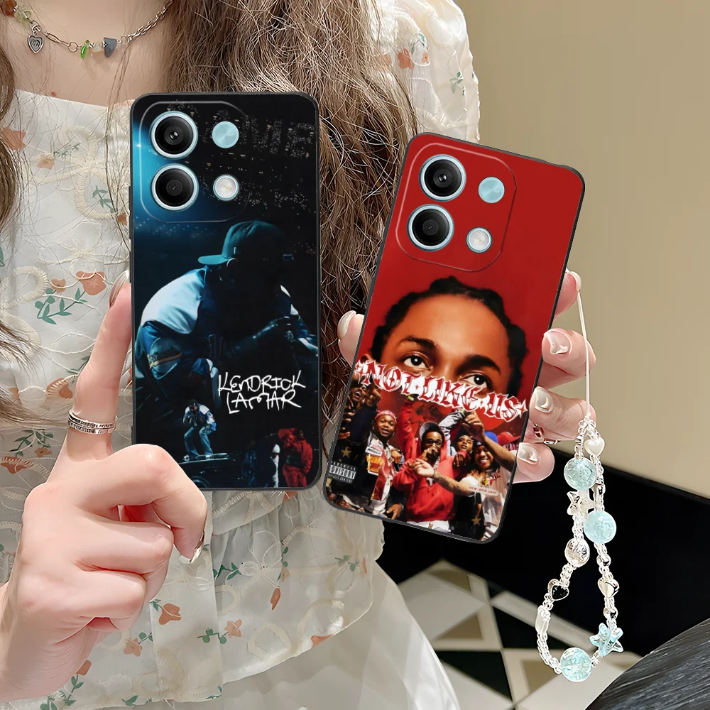 Lamar Kendrick Phone Case for Xiaomi POCO M6 M5 M4 M3 X7 X6 X5 X4 X3 F6 F5 F4 Pro GT 5G Black Cellphones Smartphone Cover