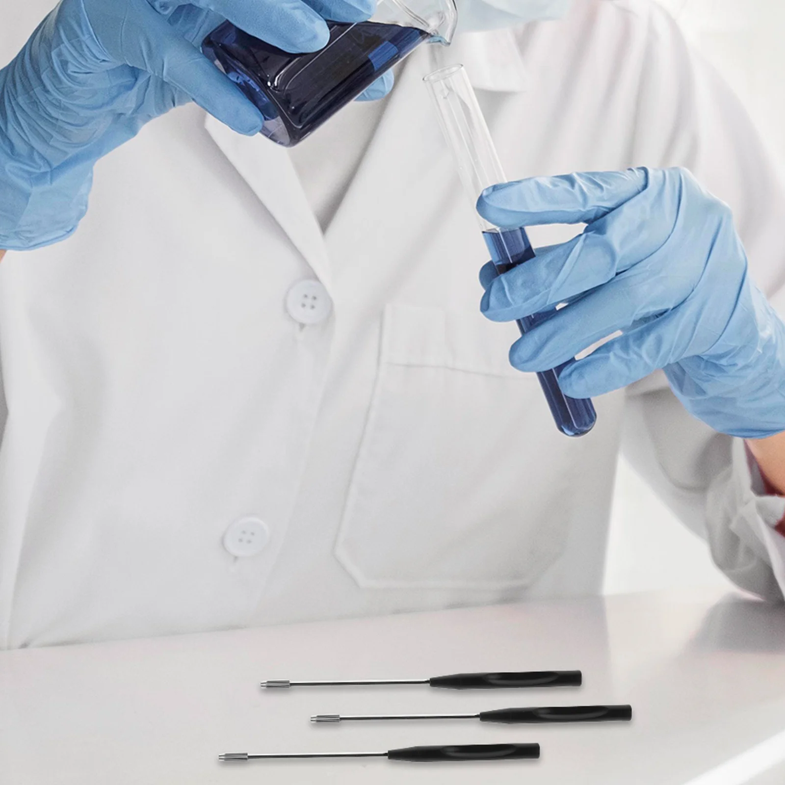 

4 Pcs Sterile Inoculation Tools Inoculating Loop Rod Kit All Bronze Copper Detecting Dowsing