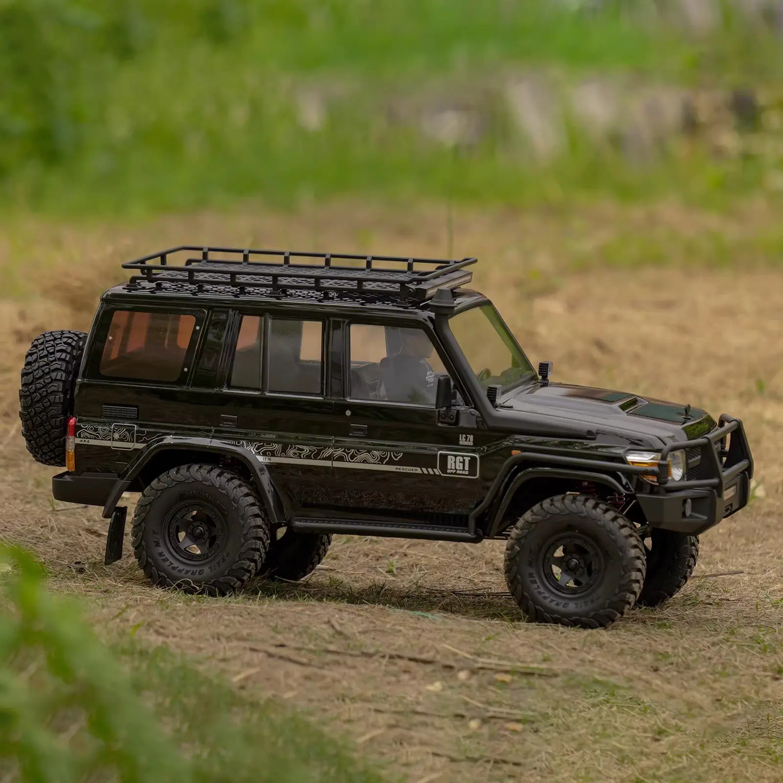 1/10 Rc Crawler Lc76 Simulation Remote Control Off Road Model Car Ex86190 With Differential Lock High And Low Speed