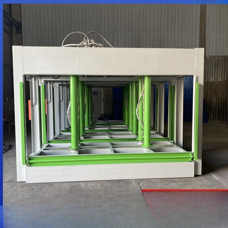 Arc mold cold press, aluminum honeycomb plate large four-cylinder automatic pressure-maintaining and pre-pressing chain