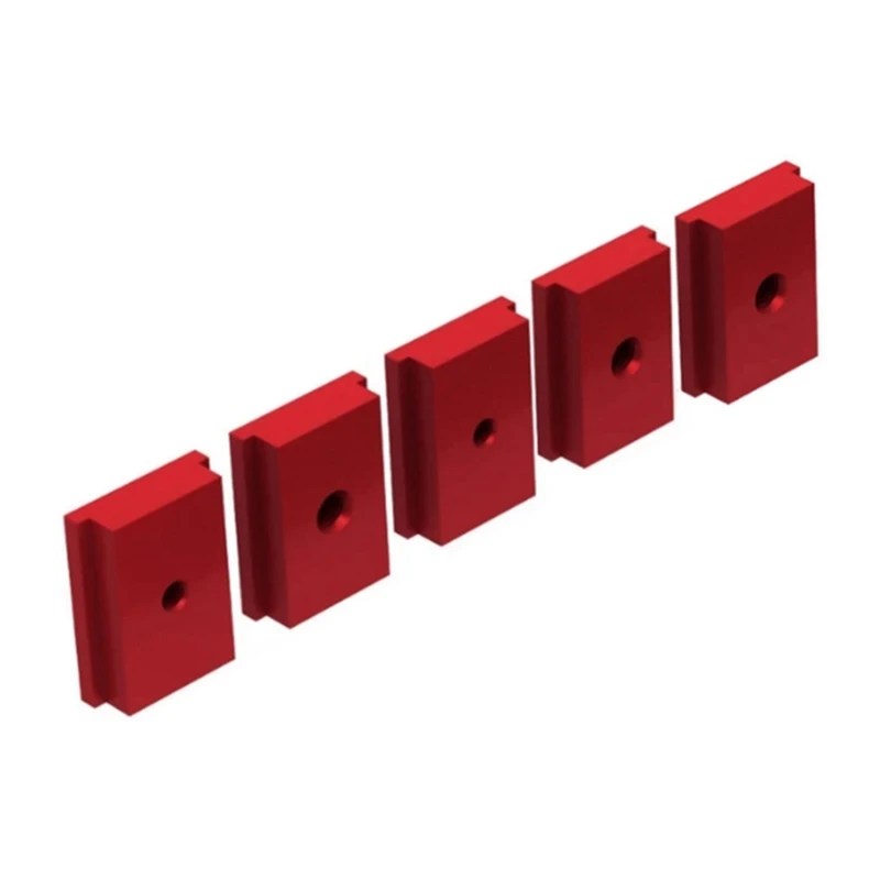 범용 30mm T 슬라이더, 작업대, 톱질 및 밀링 테이블, DIY 도구, 목공 슈트 M6 에 적합, 쉬운 설치, 5 개