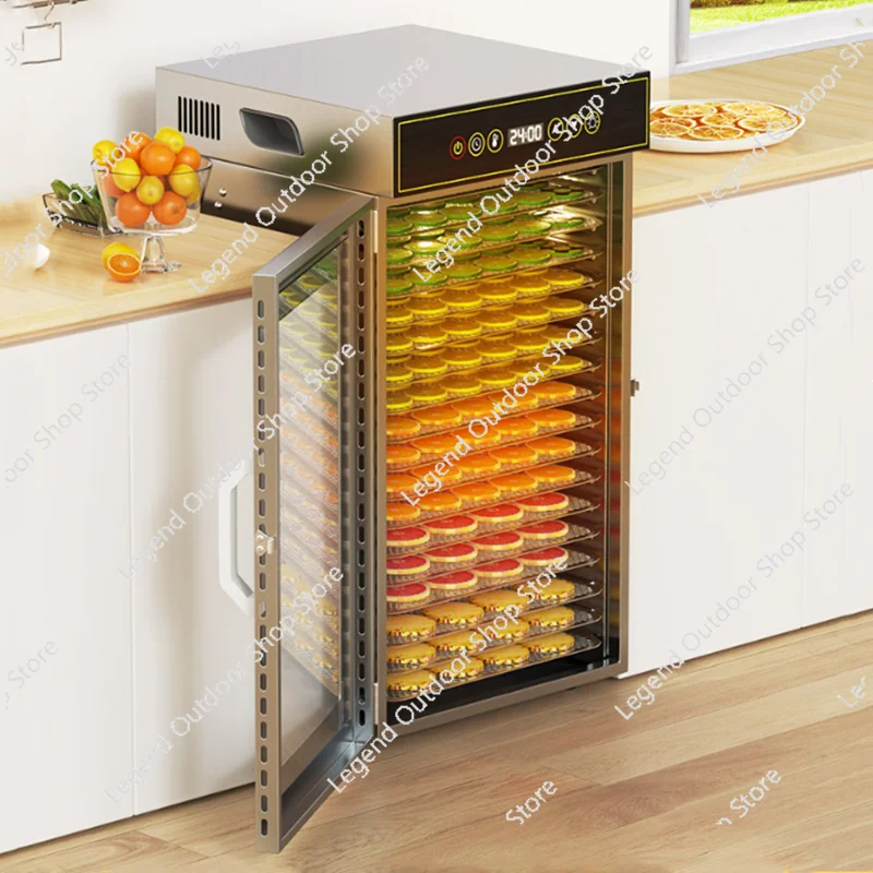 

Premium 18-Tier Stainless Steel Food Dehydrator Commercial & Home Use, Adjustable Energy-Efficient Drying for Fruits/Meat/Herbs