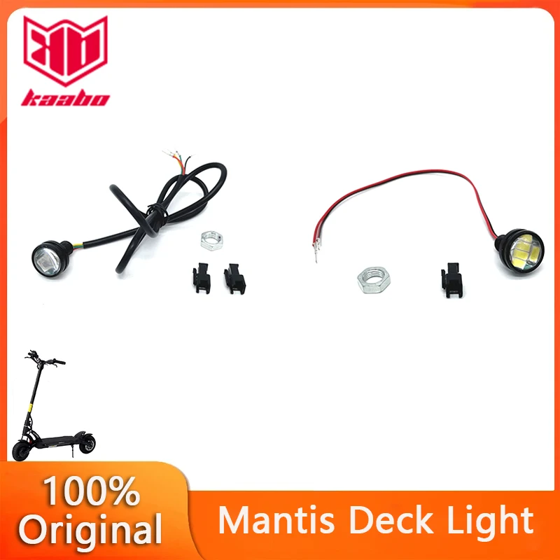 Original 60V LED Spotlight for Kaabo Mantis 10 Front Light Mantis10 E-Scoote Deck Brake Light Spare Parts Accessories