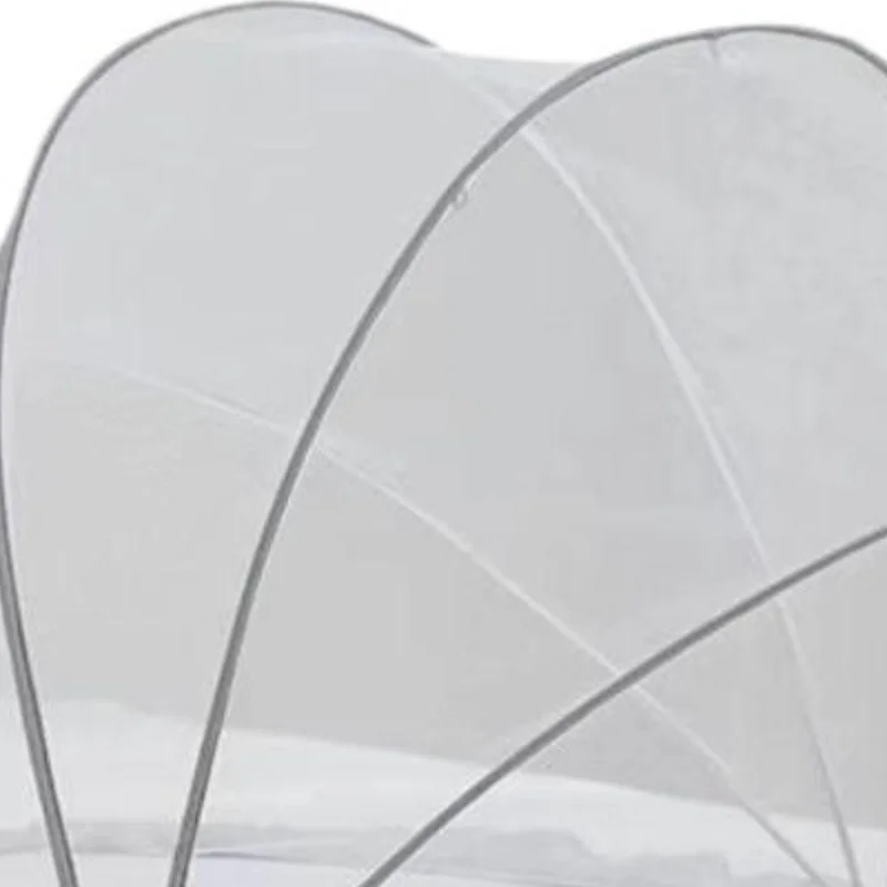 มุ้งกันยุงแบบพับได้ 1 ชิ้น สำหรับเตียงเด็ก ทำจากพลาสติก รูปทรงกระโจม อุปกรณ์เสริมสำหรับเด็ก