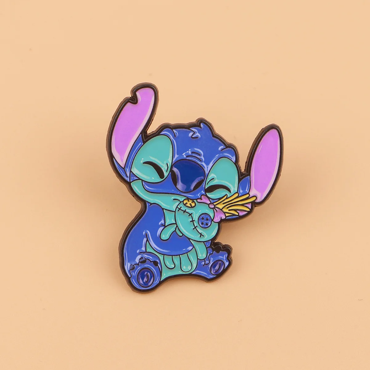 Stitch เคลือบโลหะผสมการ์ตูนตัวอักษรเข็มกลัด Pin ออกแบบสร้างสรรค์วันหยุดของขวัญอุปกรณ์เสริมสําหรับแฟนๆ, ป้ายที่ไม่ซ้ํากันสะสม