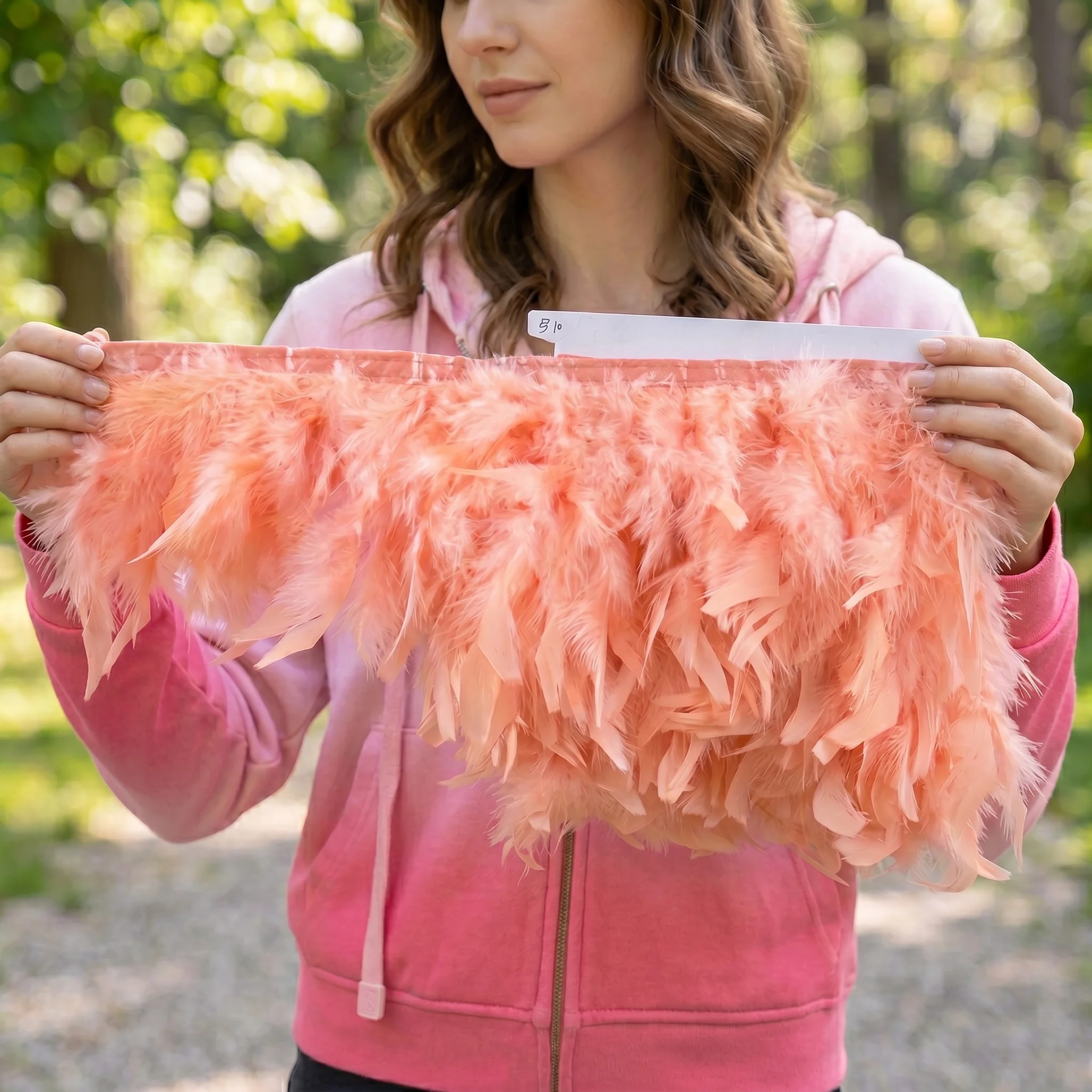 2M Weiche Flauschige Truthahnfeder-Fransenborte 10-15cm 4-6 Zoll Natürliches Federband für DIY-Näharbeiten, Hochzeitsfeier, Kostümdekoration