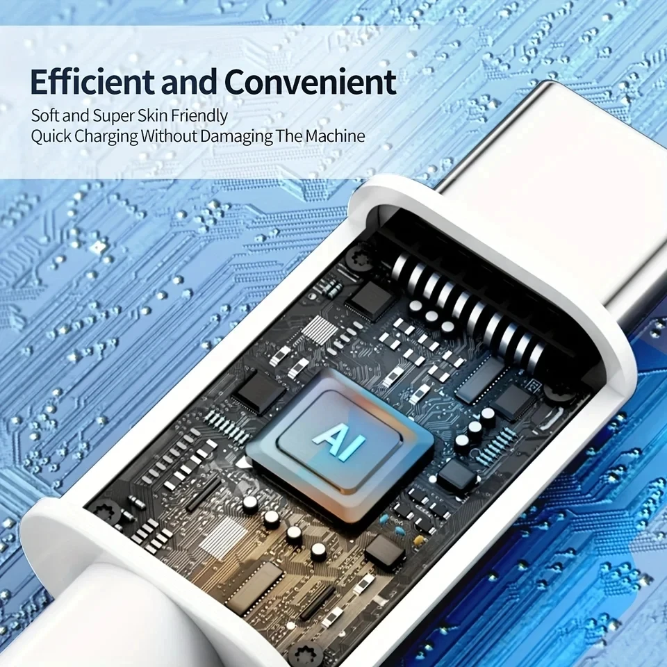 100W PD USB C to Type C Cable For iPhone 15 Plus 15 Pro Max Samsung Moto Huawei Honor Realme Xiaomi Dual Type-C Fast Charge Cord