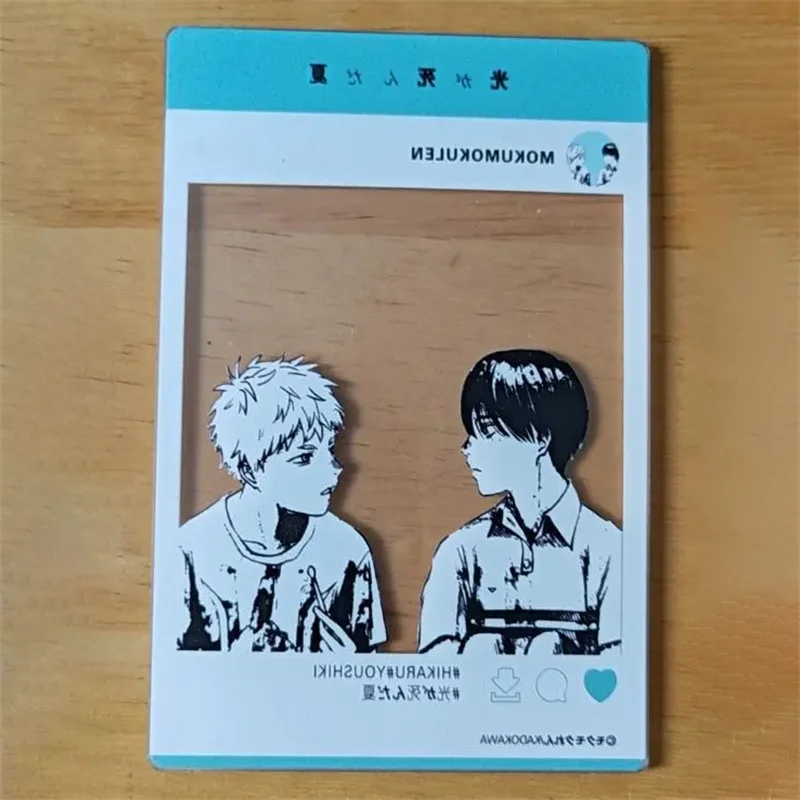أنيمي الصيف هيكارو يموت هيكارو إندو تسوجيناكا يوشيكي تأثيري حلية بطاقة شفافة الاكريليك الشكل ملحق الدعائم