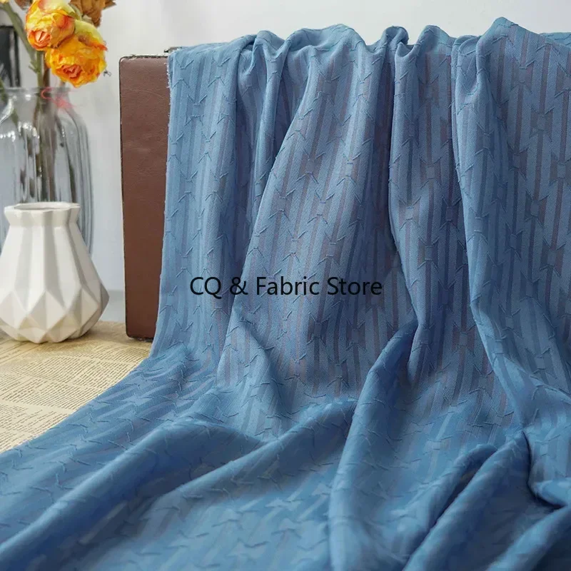 

Мягкая жаккардовая шифоновая ткань, платье, юбка-слинг, весенне-летняя женская одежда, ткань ручной работы, дизайнерская ткань «сделай сам»