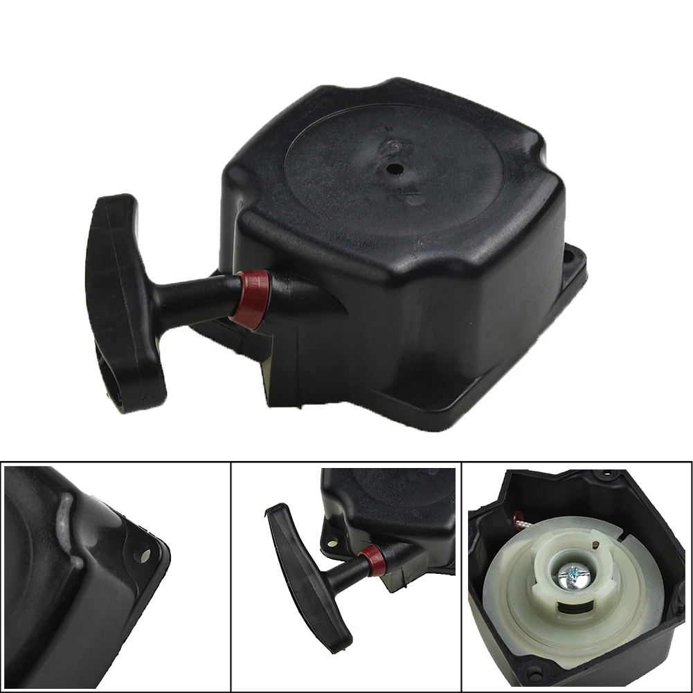 Avviamento a strappo in plastica 81x65x6mm Gruppo di avviamento Decespugliatore 6mm Diametro Parti String Trimmer Accessori Nuovo