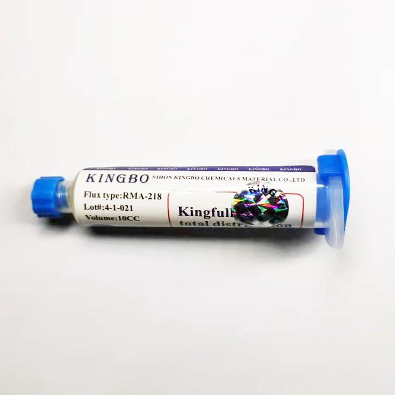 KINGBO RMA-218 No-Clean BGA Reballing Solder Ball Repair Solder Soldering High-quality Flux Paste 10cc For Mobile Repair Tools