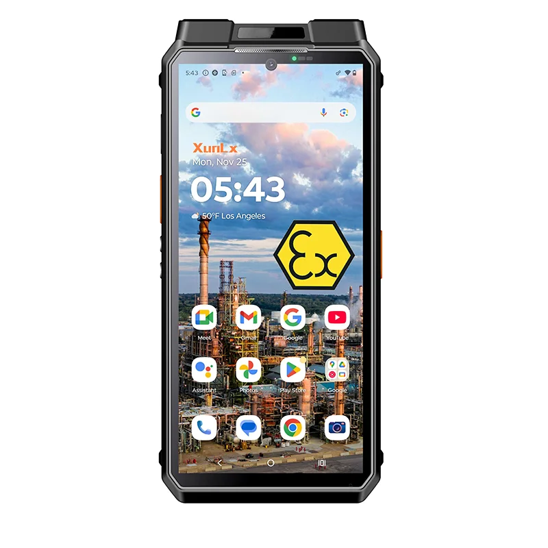 5G Android Smartphone Rugged ATEX Intrinsically Safe Rugged Phone ATEX Waterproof Network Explosion-proof Ex Phone for Zone2