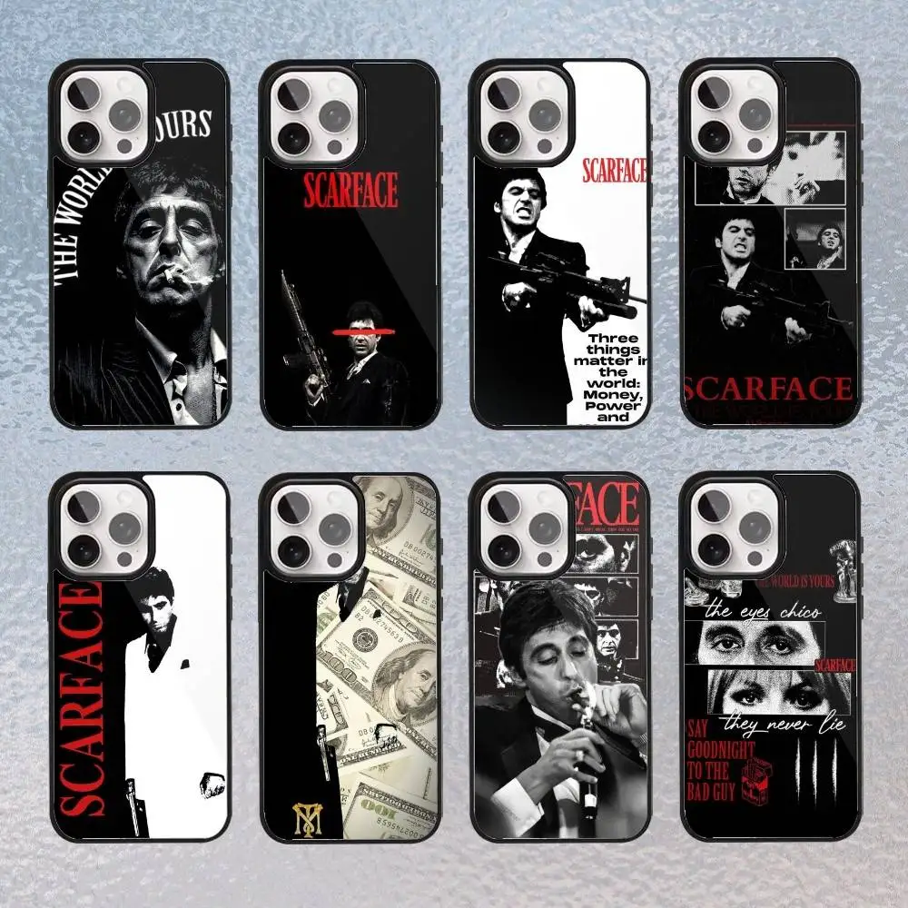 

Wallpaper tony montana! S-scarface Phone Case For iPhone17,16,15,14,13,12,11 Plus,Pro Max Magnetic Magsafe Wireless Charging