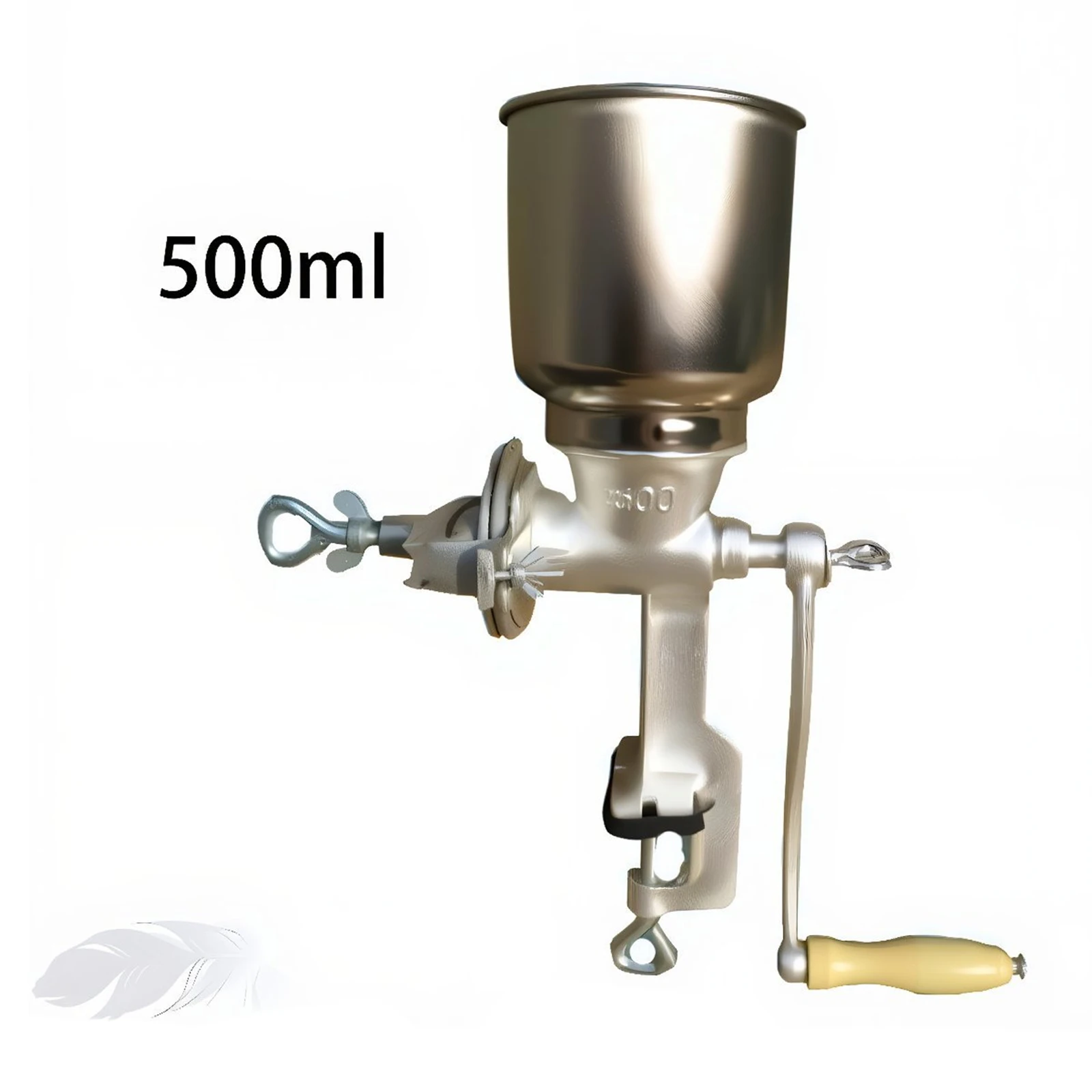 Heavy-Duty Manual Grain Grinder & Pulverizer For Corn, Rice, Coffee, Nuts, And Feed Pelletizing