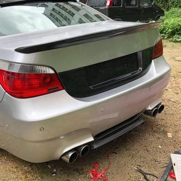 

For BMW E60 Trunk Lid License Plate M5 Style Full Carbon Fiber 2004-2007