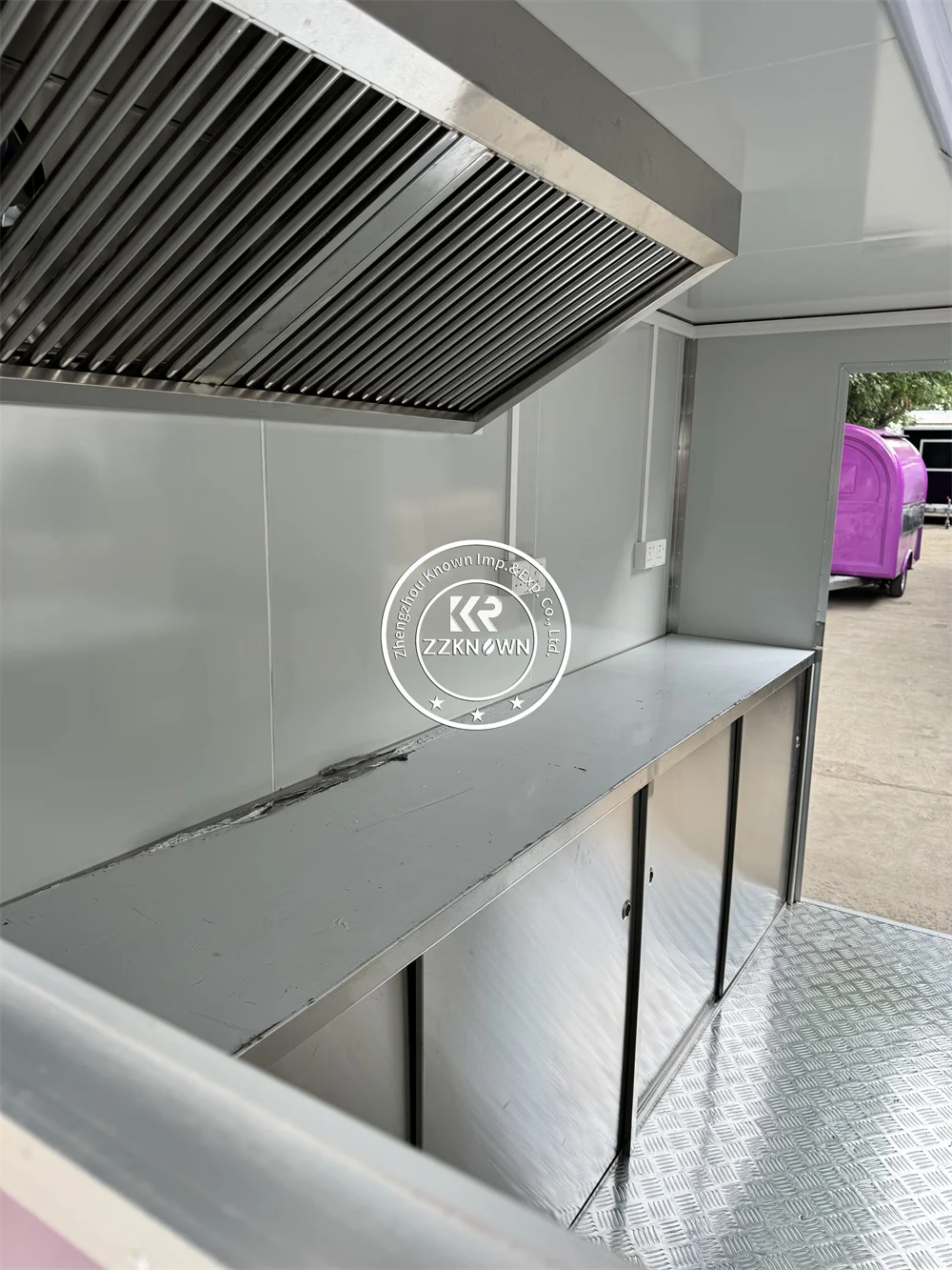 DOT Concession Food Cart Mobiler Hot Dog Truck Street Restaurant Street Fast Food Truck Mobile Kitchen Coffee Snack Kiosk