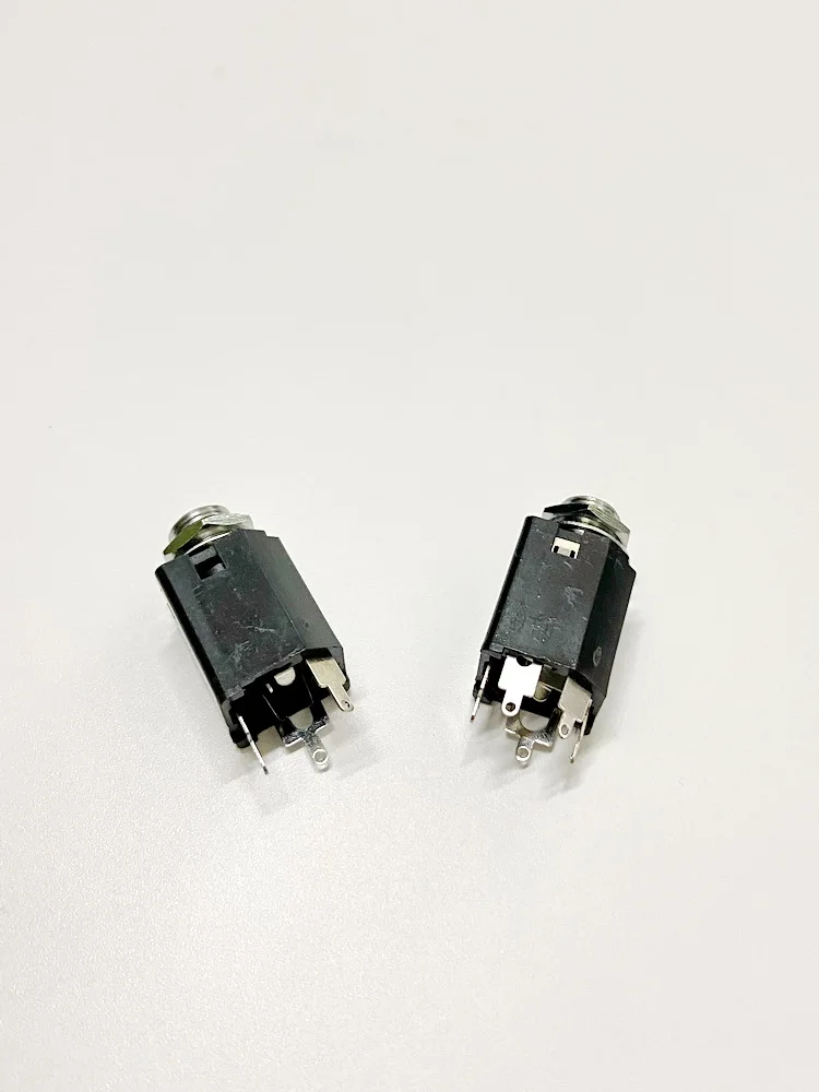 3 Pin 5 Pin 6.35mm Audio Connector Socket Terminal Audio Amplifier Interface Plug for Consumer Electronics