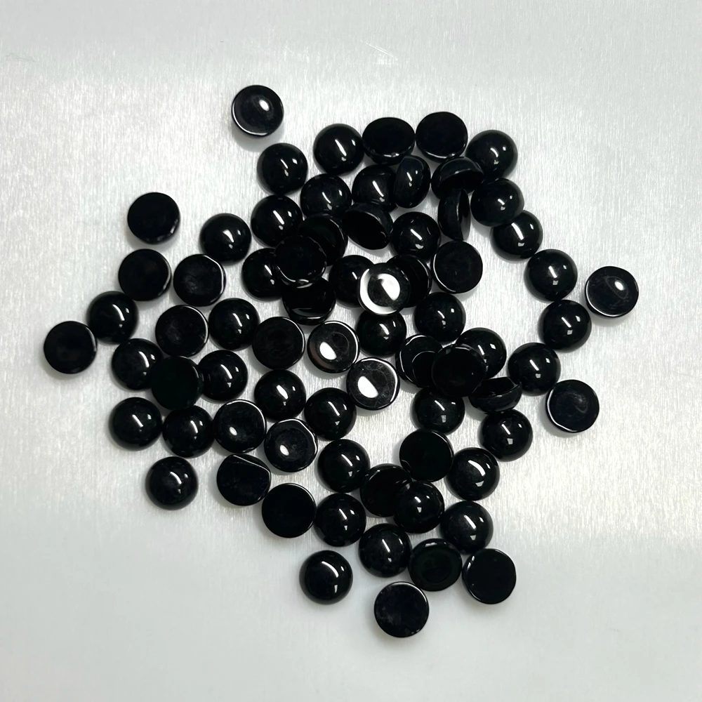 الأصلي مسطحة القاع 1.5 مللي متر إلى 4 مللي متر العقيق الأحمر الطبيعي جولة كابوشون أحجار كريمة مفكوكة