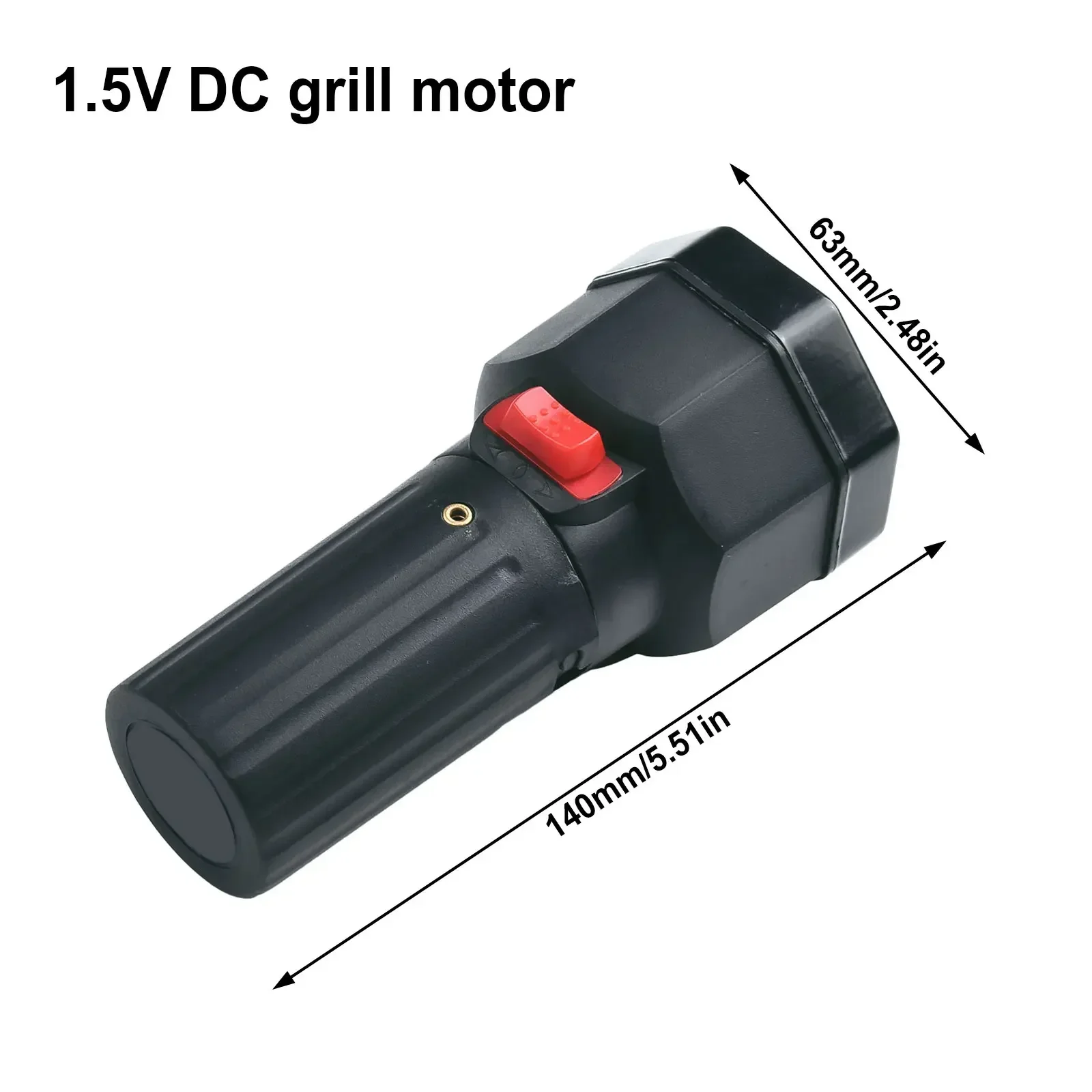 

Grill Battery Motor Barbecue Motor BBQ Meat Roast Barbecue Motor Barbecue Rotisserie DC1.5V Battery 5.51x2.48 Inch