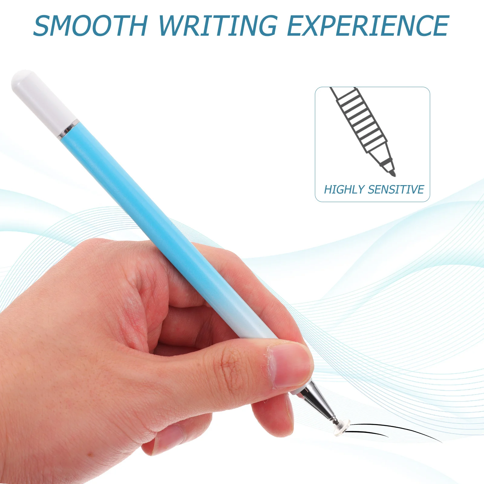

Metal Stylus Pen High Sensitivity Touch Screen Pen for Phone and Tablet Portable Creative Writing Drawing Convenient Universal