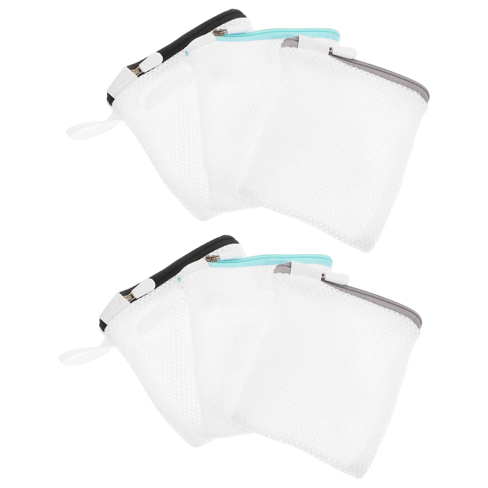 

8pcs Laundry Bags Polyester Mesh For Delicates Washing Machine Bra Underwear Sock Organizer Travel Camping Wash Bag