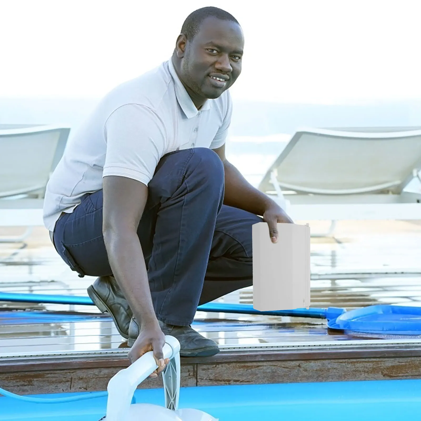 

Замена заслонки скиммера для бассейна для Sp1082 Sp1083, белая прочная дверная заслонка скиммера, совместимая с надземным покрытием