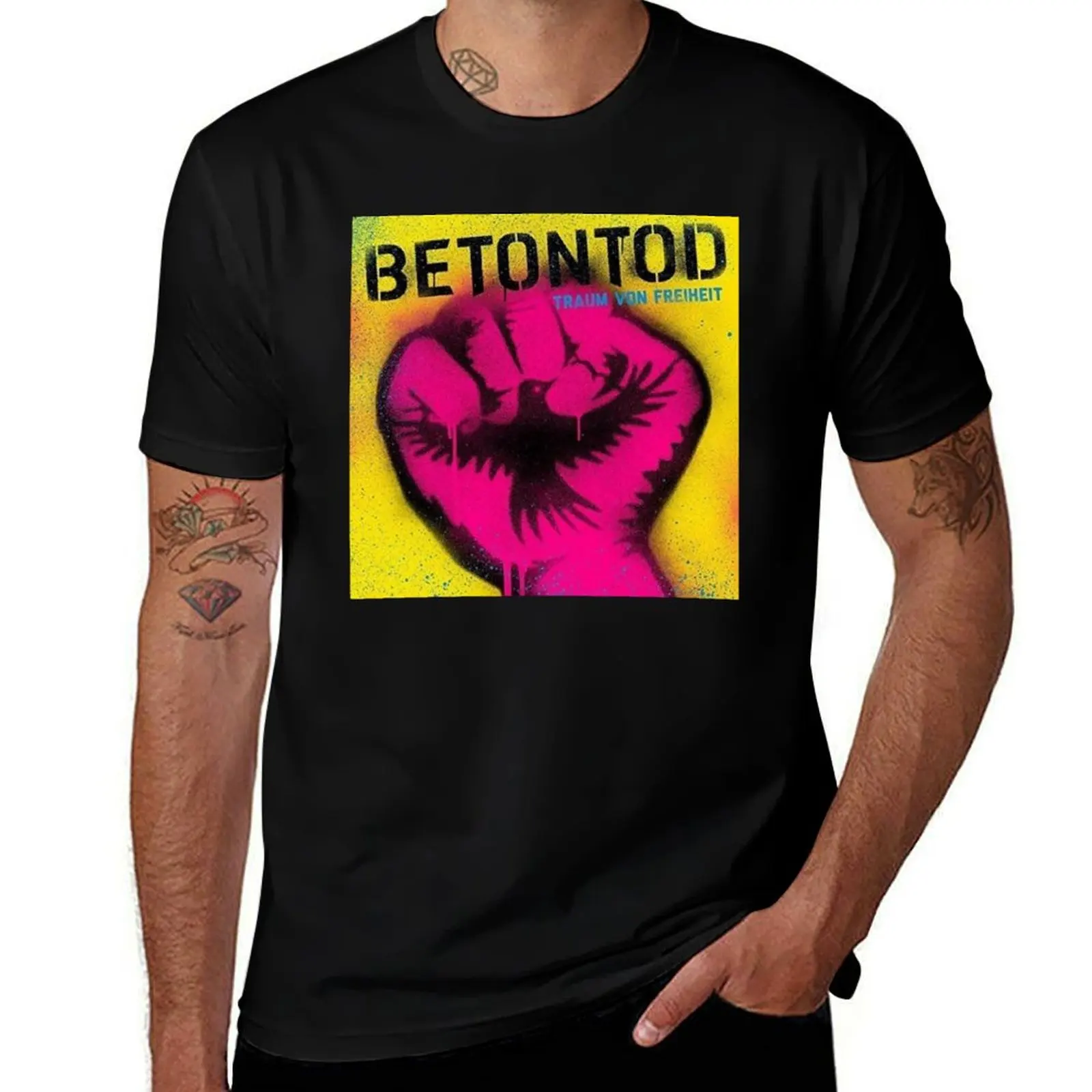 Betontod - Traum von Freiheit album 2015 T-Shirt oversized graphic tee summer top graphic t shirts luxury clothes men