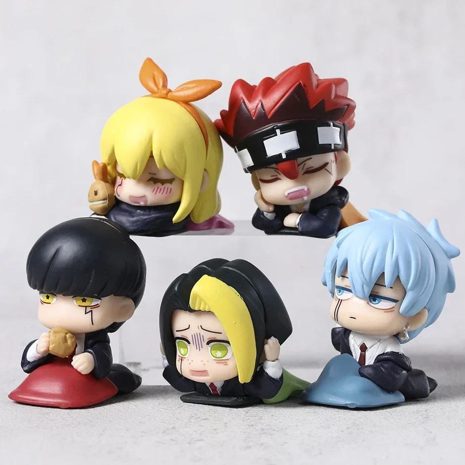 Set Onemutan Mashle Magic and Muscles Capsule Gacha PVC Figures Model Figurine Brinquedos Gift