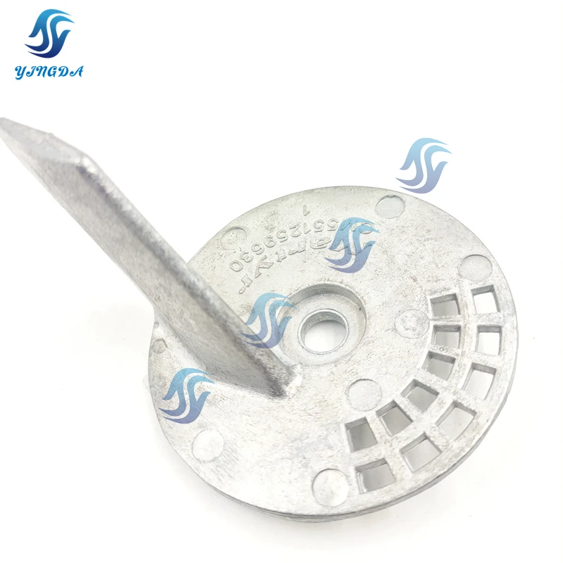 55125-96310 Zinc Trim Tab Fin Anode for Suzuki 4 Stroke Outboard 20V 25V 25A 25 30 30A，2 stroke 20 25 30HP