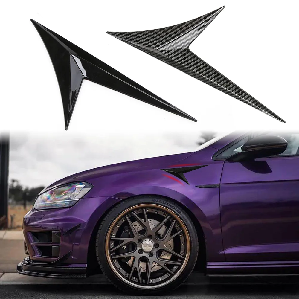 Auto Air Flow Intake Hood Fender Side Vents Dekoration Auto Tuning Für Volkswagen VW Golf 5 6 7 Polo Scirocco MK5 MK6 MK7 GTI R – Detail 1