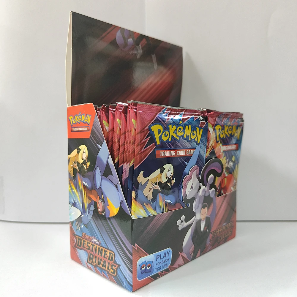 360 Stück Pokemon-Karte Prismatische Entwicklungen Scarlet Violet 151 Surging Sparks PALDEAN FATES Englische Booster-Schlachttransaktionskarte – Detail 5