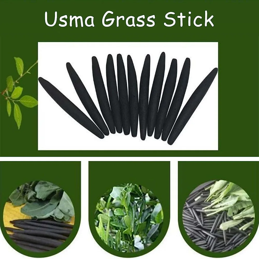 1-5pcs Usma Grass Stick Powder Growth Hairline Mascara Usman Hair Growth Black Hair Thick Hair Eyebrow Growth Liquid Juice Pulp