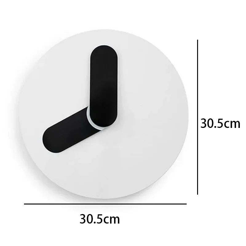 Nordic Wall Clock Modern Creative Living Room Round Wall Watch Silent Bedroom Clock Simple Quartz Wall Led Clocks Minimalist