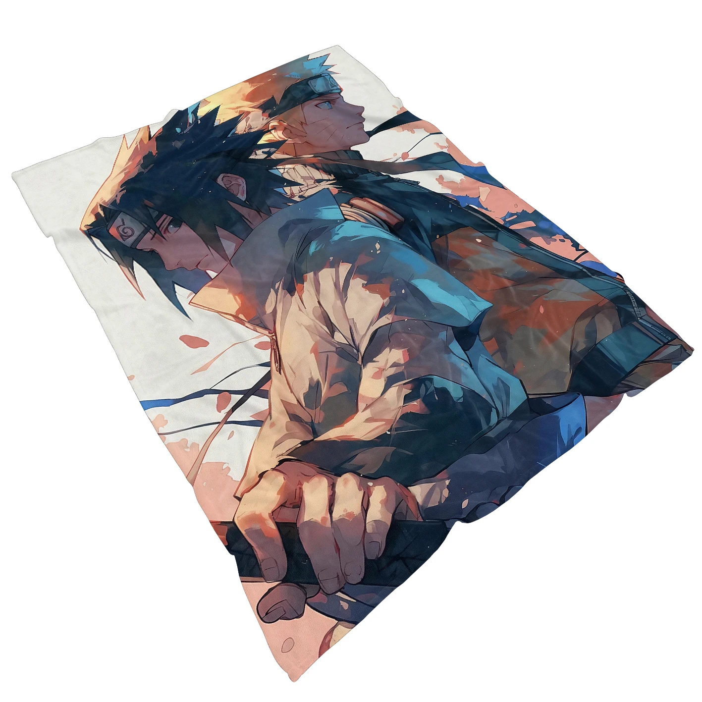 ناروتو أنيمي الفانيلا بطانية غرفة نوم غرفة المعيشة أريكة بطانية طالب قيلولة مكتب قيلولة رحلة التخييم صديقة هدية للتخصيص #5