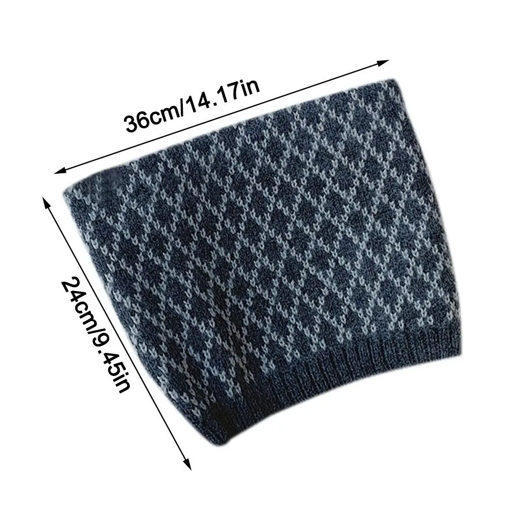 Bib Baby Thermal Neck Warmer Thickened Windproof Coldproof Boys Girls Knitted Scarf Neckerchief Warm Neck Cover Snood Cowl Tube