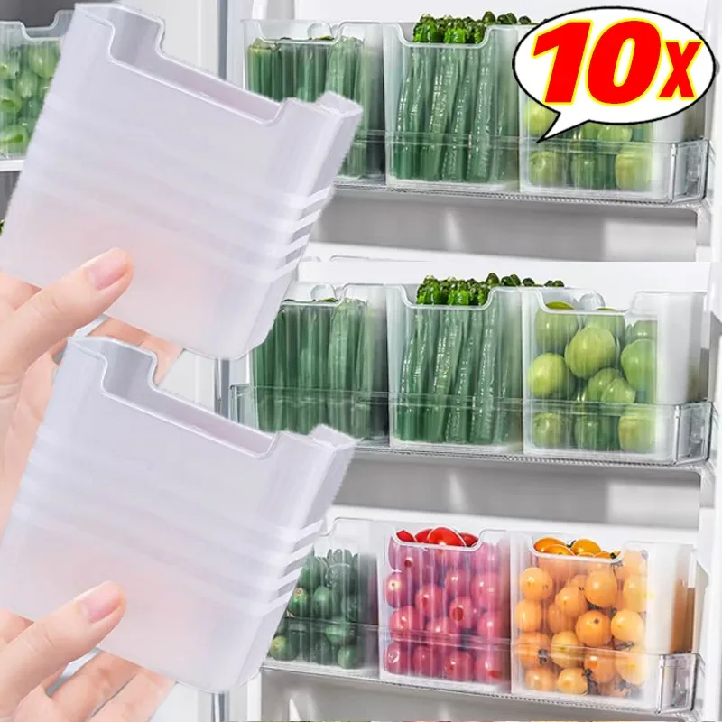 

Refrigerator Food Storage Box Fruit Vegetable Fresh-keeping Box Refrigerator Side Door Storage Container Kitchen Drawers Racks