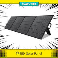 TALLPOWER TP400 400W Portable Solar Panel, 23.4% High-Efficiency Solar Power Generation, Series and Parallel,IP67 Waterproof,