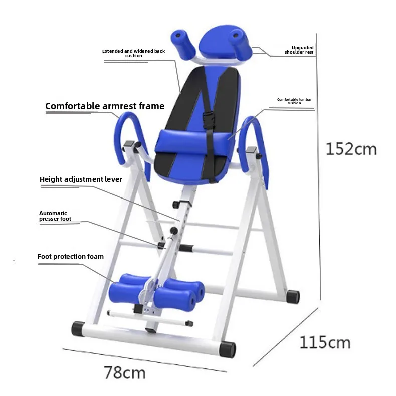 2026 Inversion Machine Lumbar Traction Mechanical Non-Foldable Home Fitness Aid Disc Stretching Height-Increasing Hanging Device