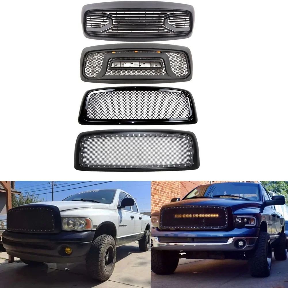 

Car Raptor Style Front Mesh Grille Car Front Racing Grills Facelift Fit for Dodge Ram 1500 2500 3500 4500 2002-2005 Radiator